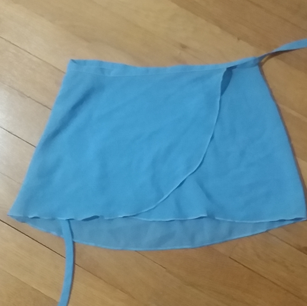 Capezio Children's Wrap Skirt (light blue)